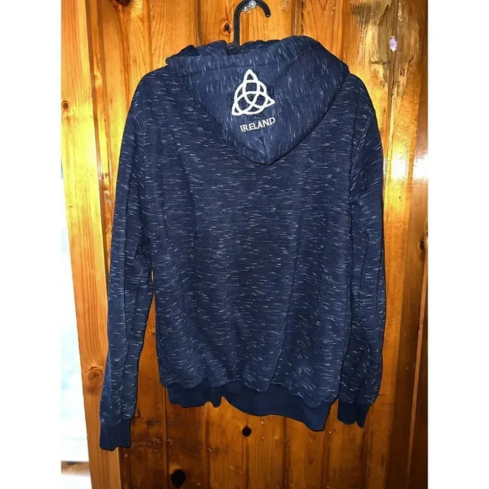 Irish Connexxion Unisex Hoodie Dublin Blue White Pullover Long Sleeve Woman's M Size M - Image 2