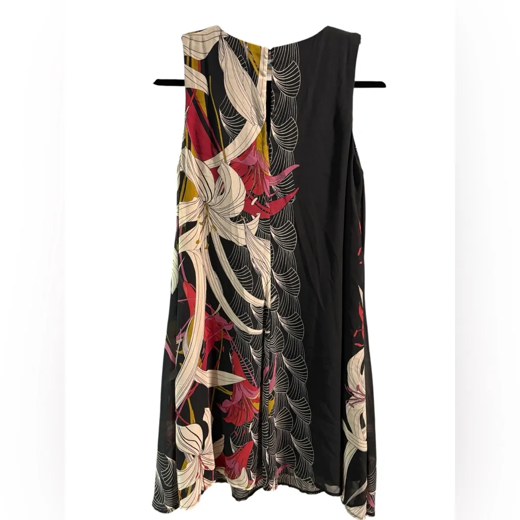 Gabby‎ Skye Black and Red Floral A Line Dress - Image 2