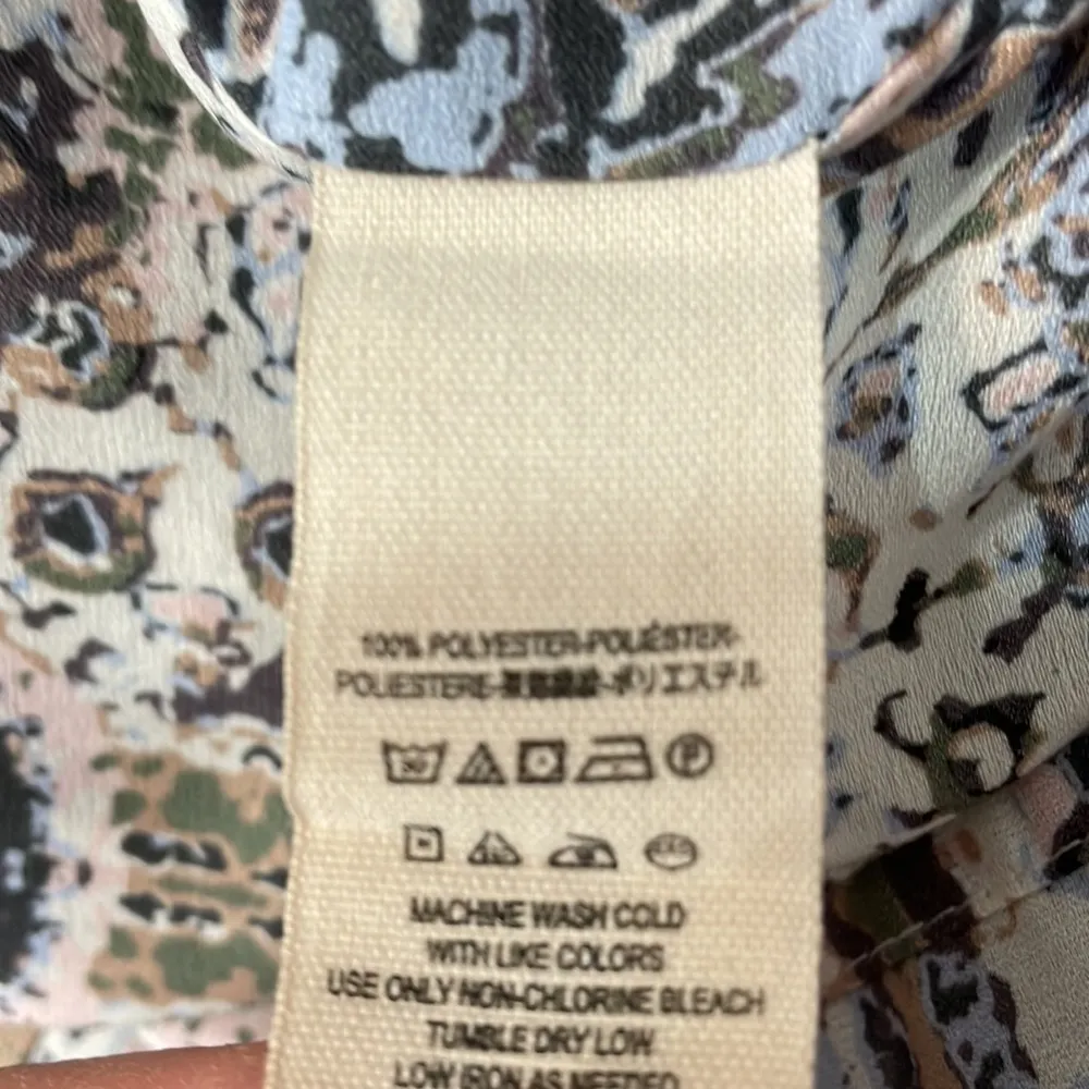 Free People Darcy Chiffon Vneck Boho Tank Top - Image 6