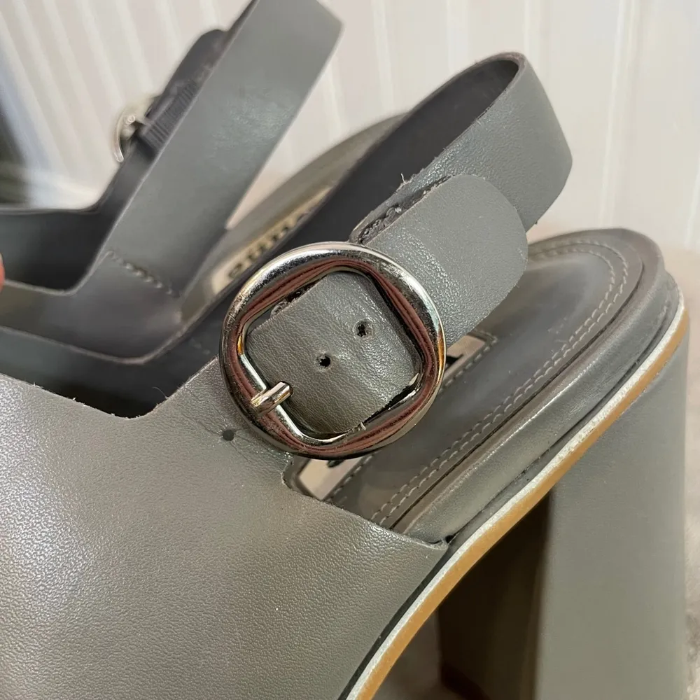 Rare Dune London Chunky Sandal Heels - Designer Statement, Size 39 (US 8) πβ¨ - Image 10