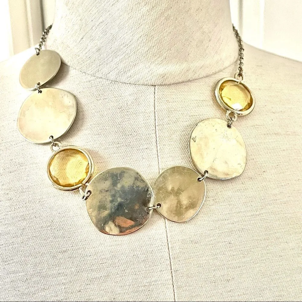 Chico's Chico’s gold disc necklace - Image 8