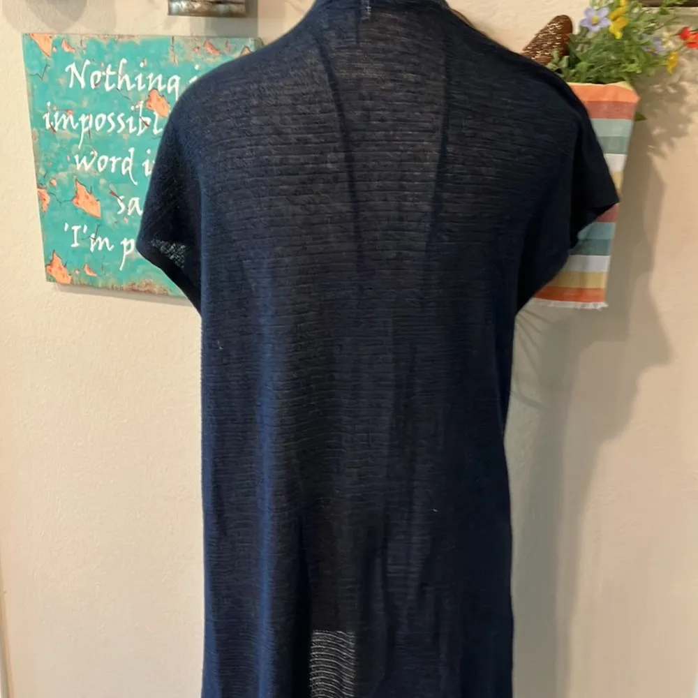 Gap light weight navy blue vest with pockets 2G - Image 4