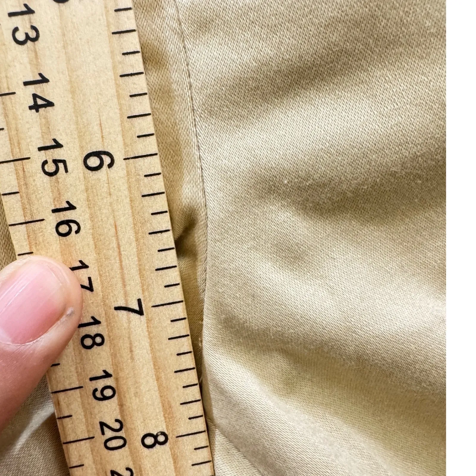 VTG Lauren Ralph Lauren Petite Khaki Chino Shorts Women's Size 2P Y2K Preppy - Image 5