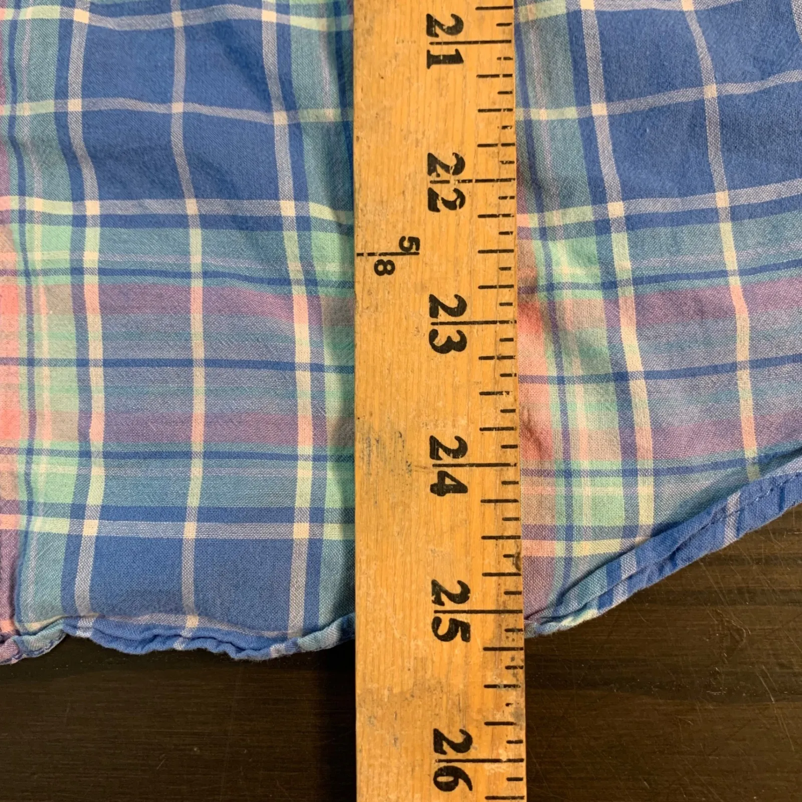 J. Crew Perfect Shirt Womens Blue Pink Green Plaid Button Down Casual Size S - Image 10