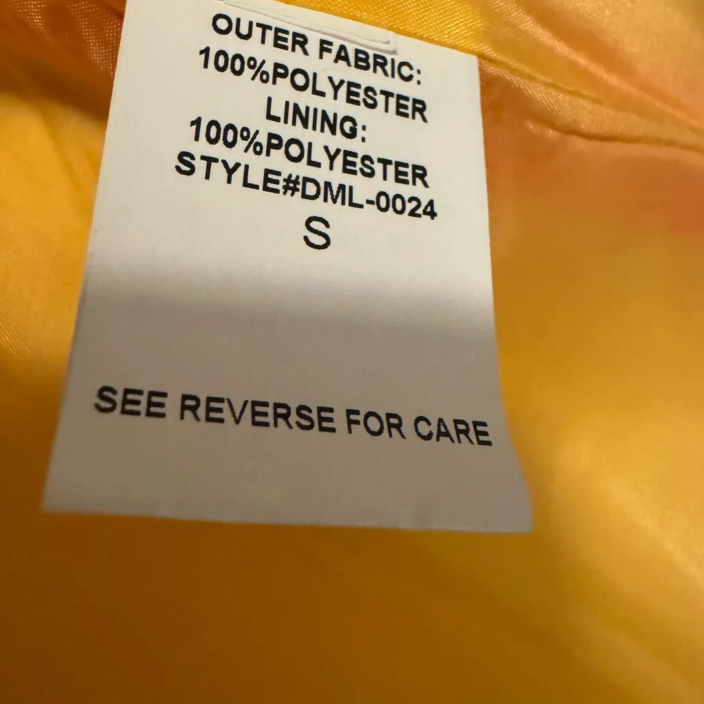 Denim Love Pop Art Patchwork Moto Jacket S (Fits M) Blue - Image 6