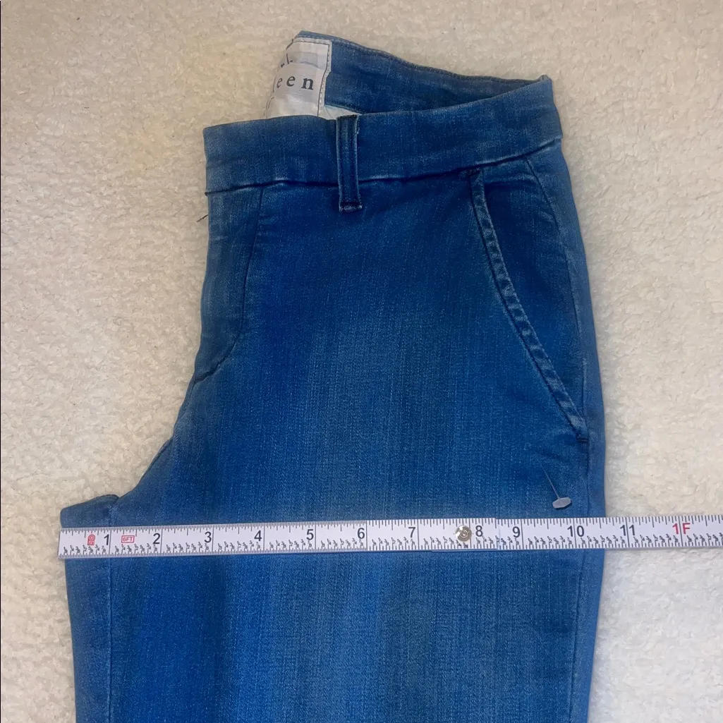 Frank & Eileen “Wicklow” Italian Denim Crop Pants Blue Size 4 NWOT - Image 7