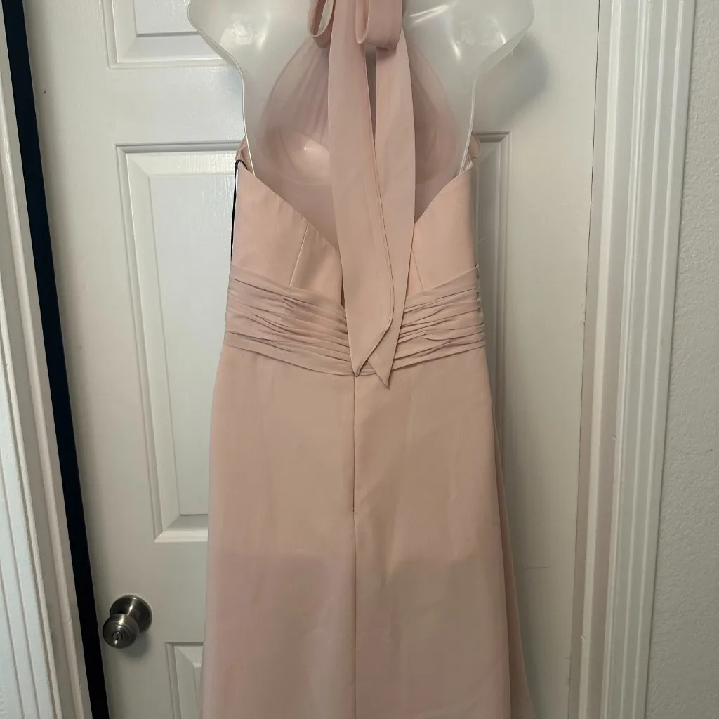 NWT Sorella Vita Light Pink Halter Bridesmaid Dress - Image 2