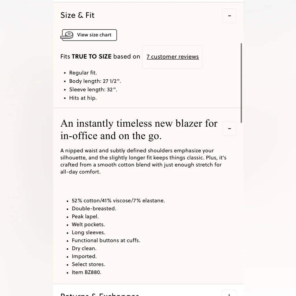 J.Crew Double-breasted blazer in bi-stretch cotton blend - Image 3