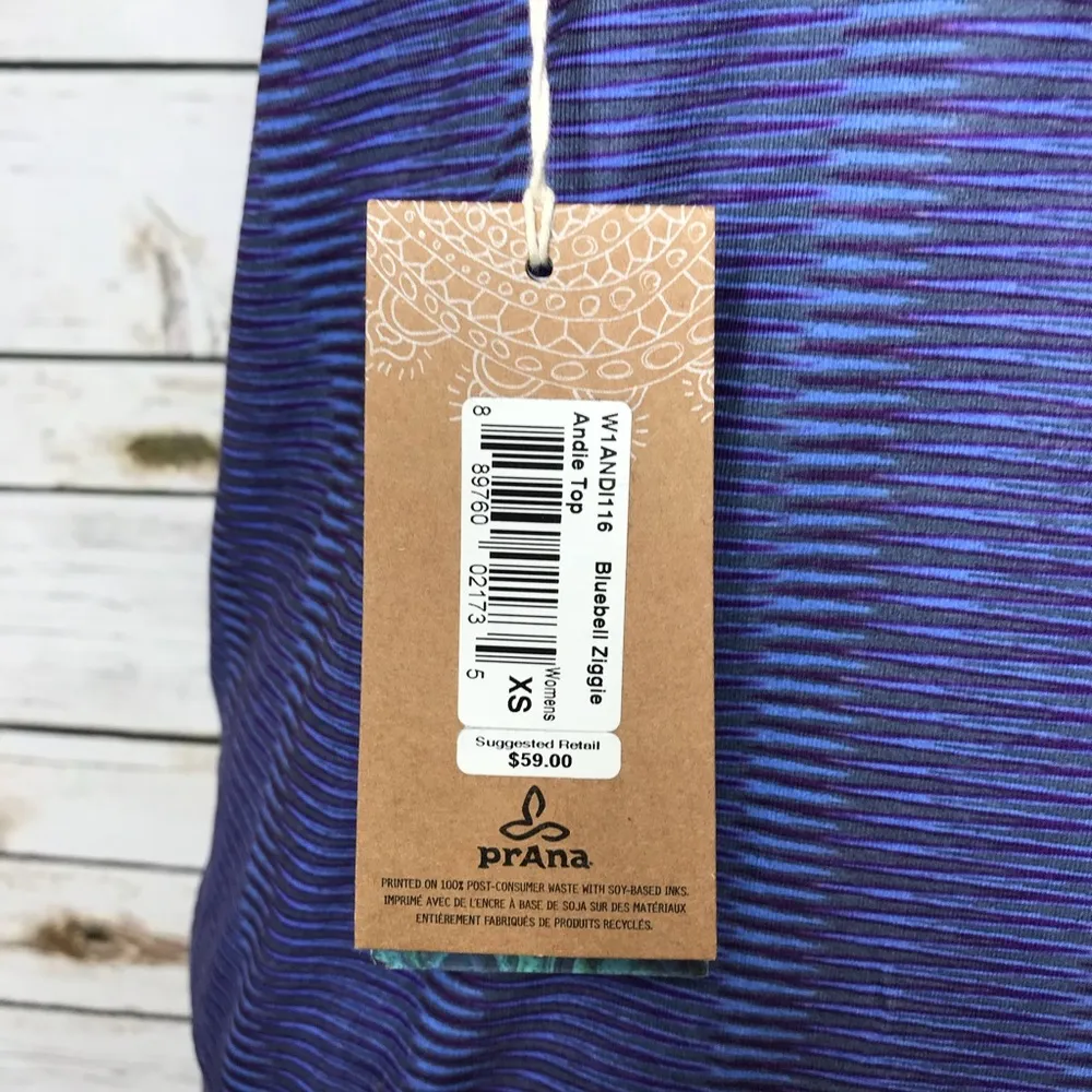 🌷Prana Printed Andie Active Top Size XS - Image 6
