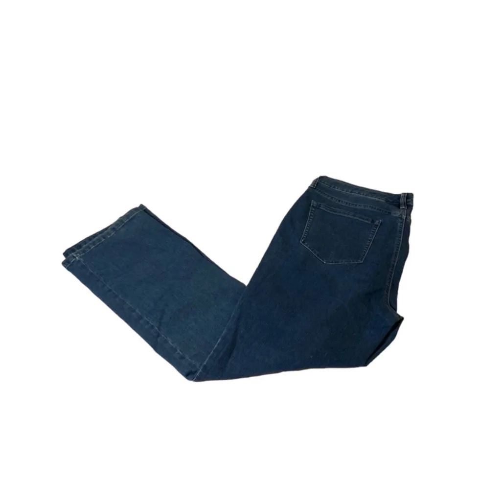 Classic Dark Wash Prescott Bootcut Jeans Charter Club Size 16 - Image 1