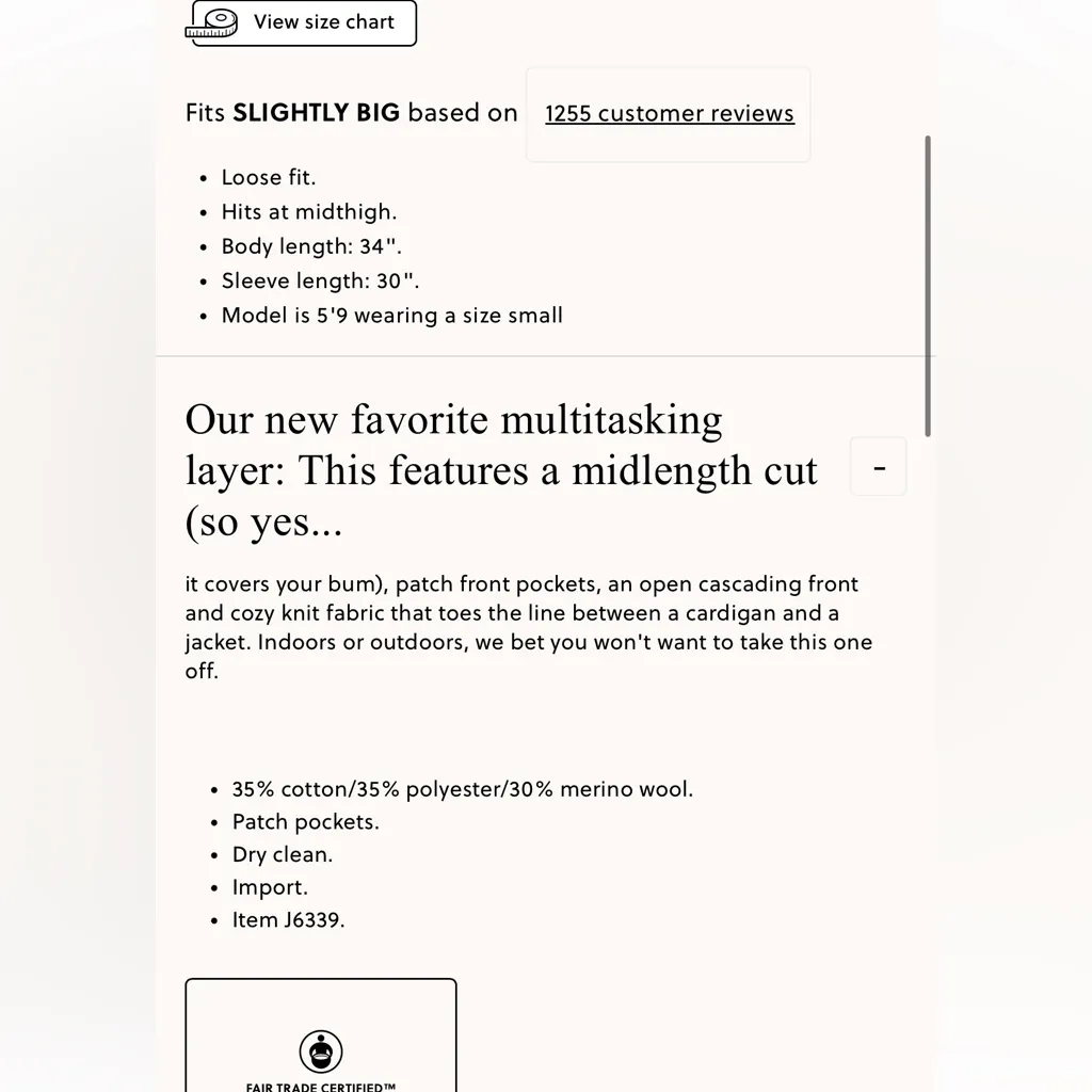 J.Crew Juliette collarless sweater-blazer - Image 2