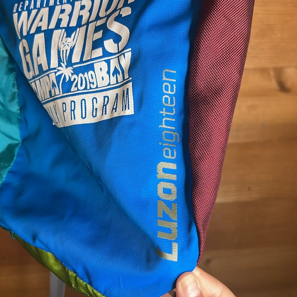 Cotopaxi Luzon Hiking Backpack 18L Zip Drawstring Buckle Multi-Color Lightweight - Image 3