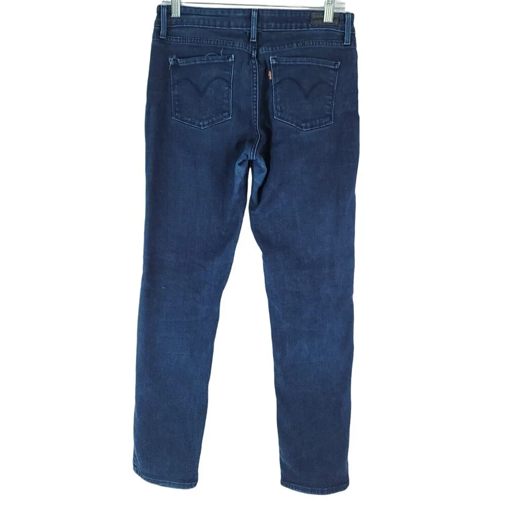 Levis Jeans Womens 6/28 Slight Curve Mid Rise Slim 30x30 Stretch Denim - Image 2