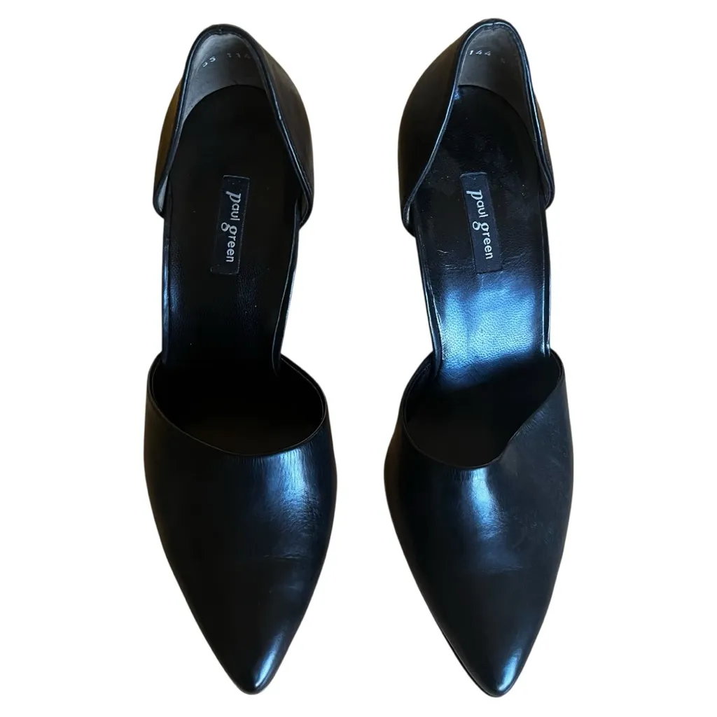 Paul Green  Black Leather Pumps - Image 8