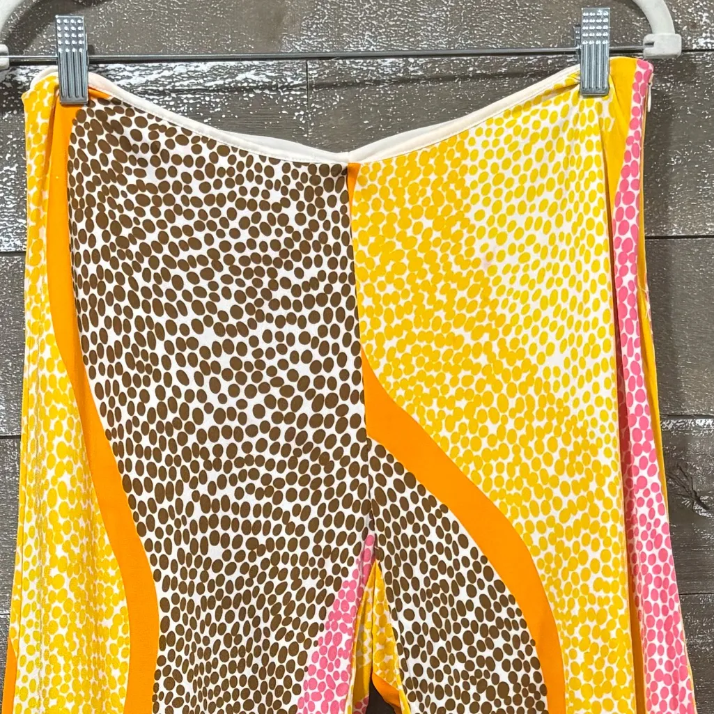 Trina Turk Retro wide leg swim cover up pant size 8 - Image 9