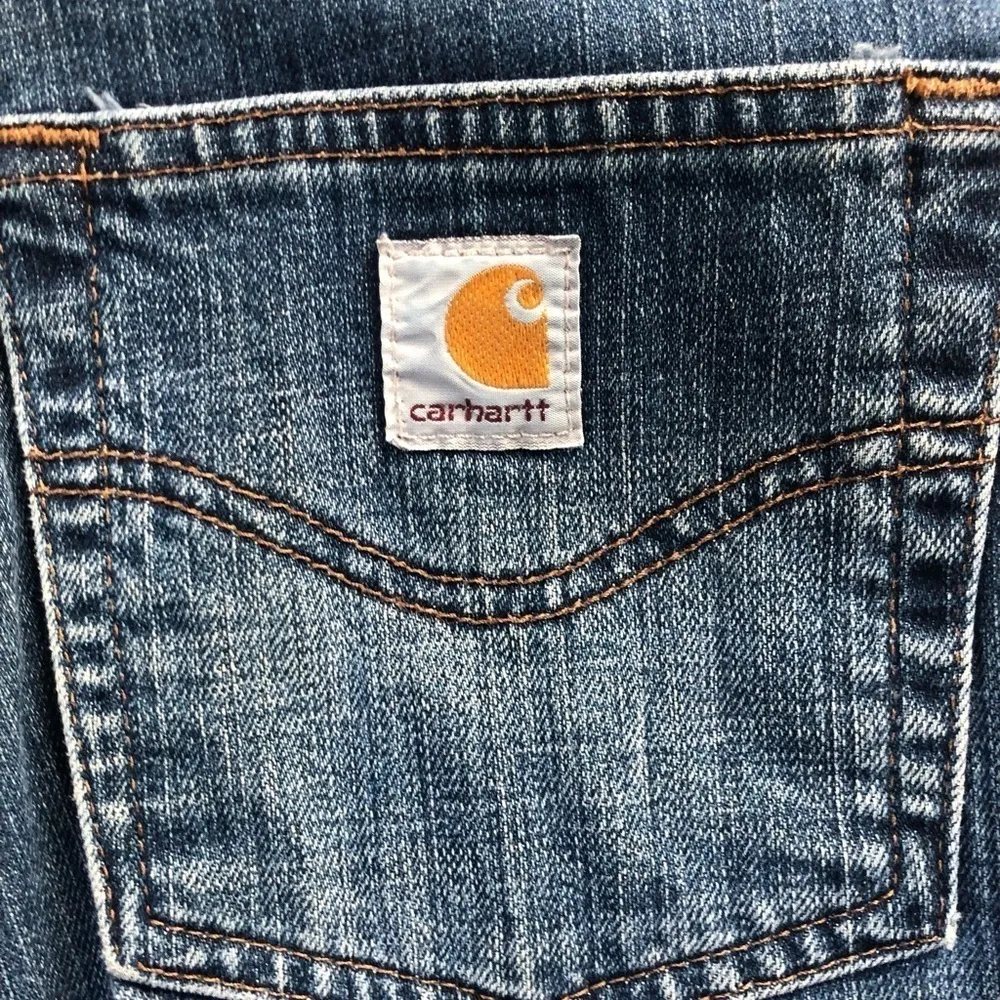 Carhartt Traditional Fit Boot Cut Stretch Jean Sz. 8X30 Casual Outdoor Blue - Image 5