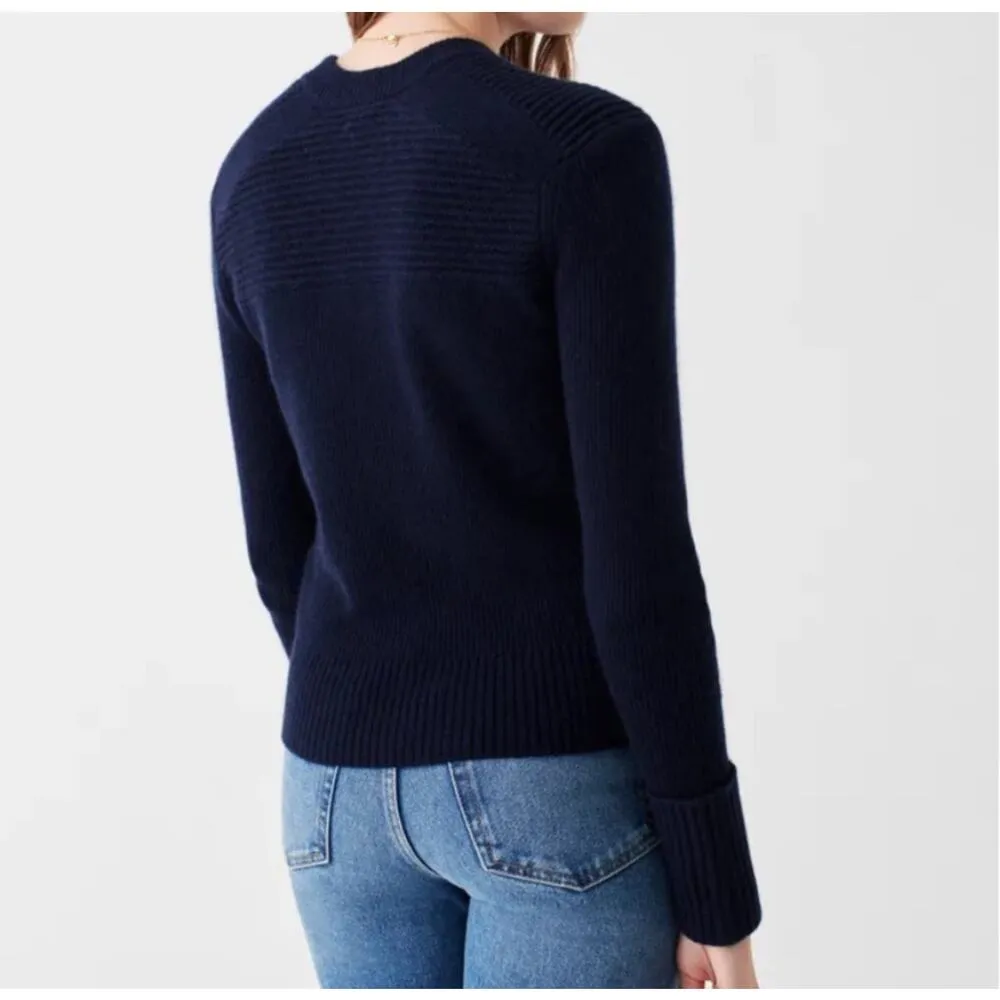 Faherty  Blue Mulino‎ Sweater Size Small - Image 4