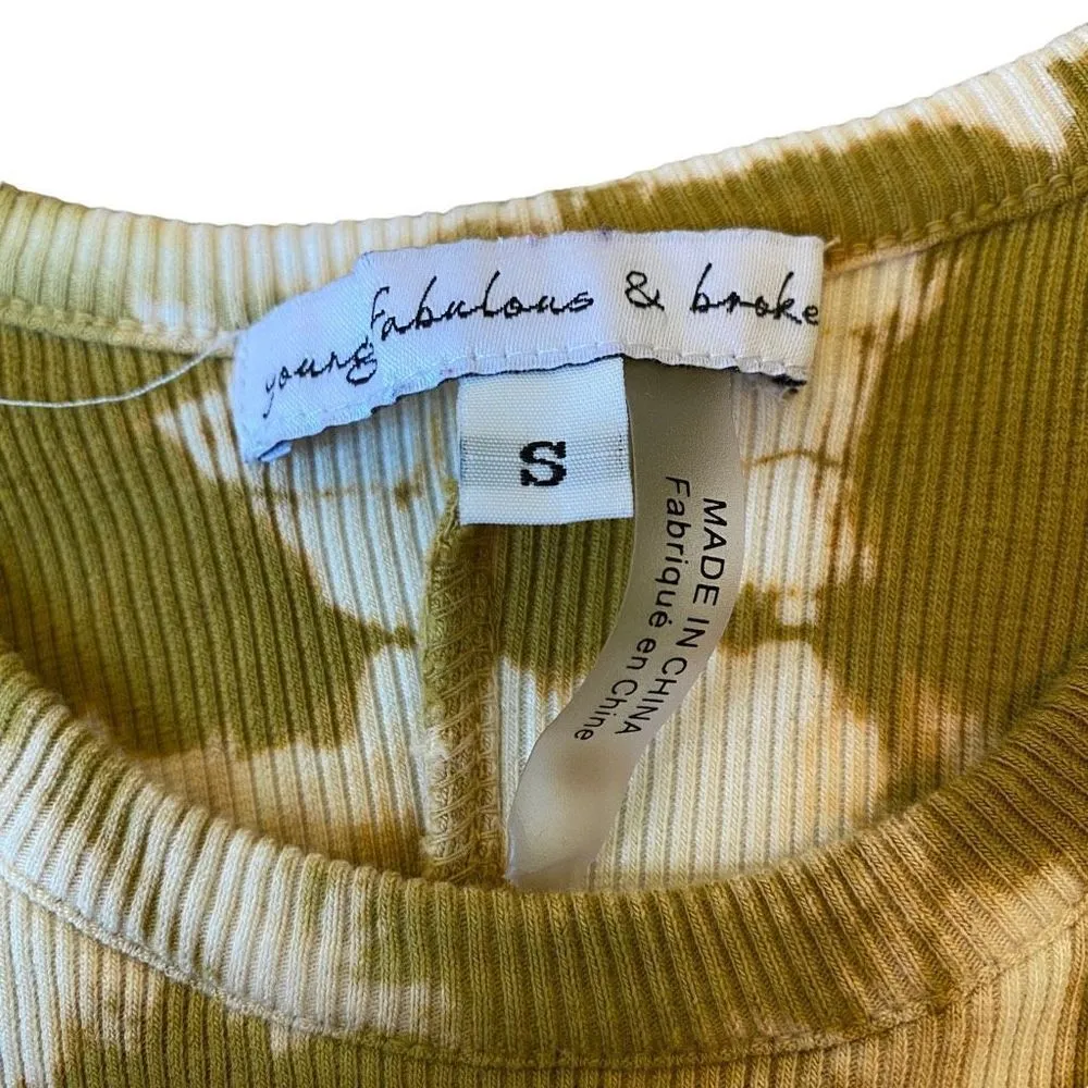 Young Fabulous and Broke  Tie Dyed Fitted Midi Dress - Image 4