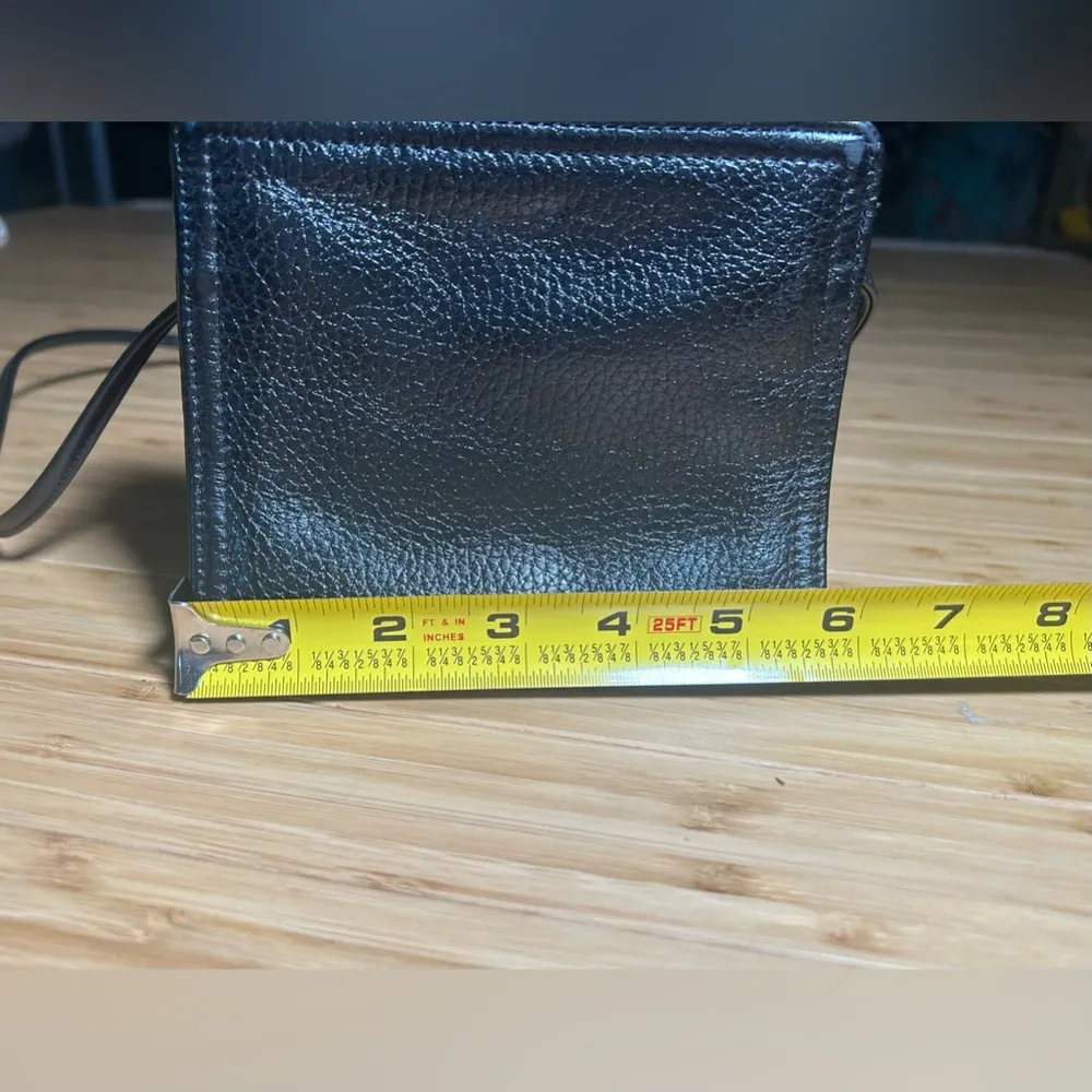 Vintage Anne Klein Pebbled Leather Crossbody Mini Purse - Image 12