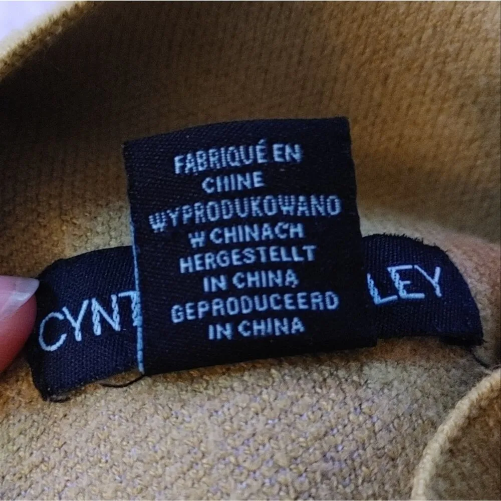 Cynthia Rowley Size Small Green Grey Gray Sweater Long Sleeve Viscose Top - Image 6