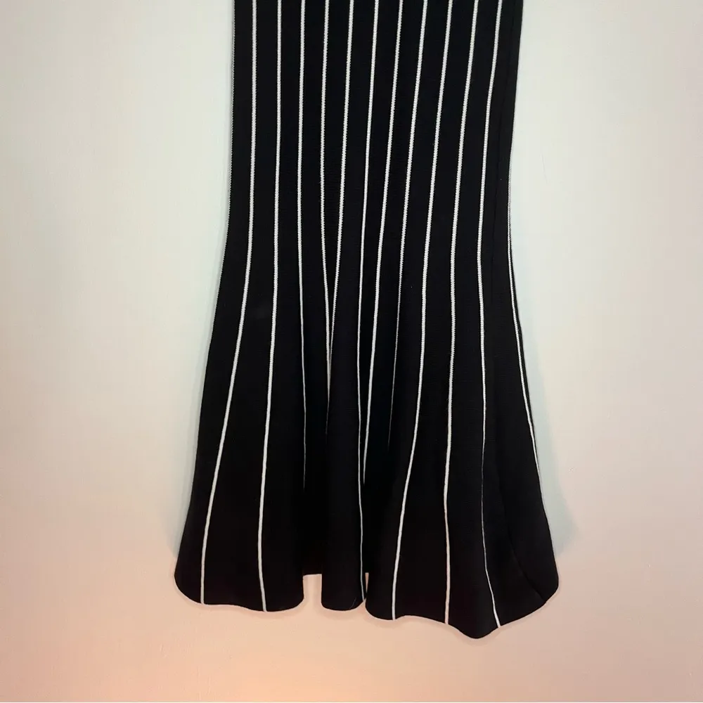 Decker Black and White Striped Cotton Sleeveless a - Image 4