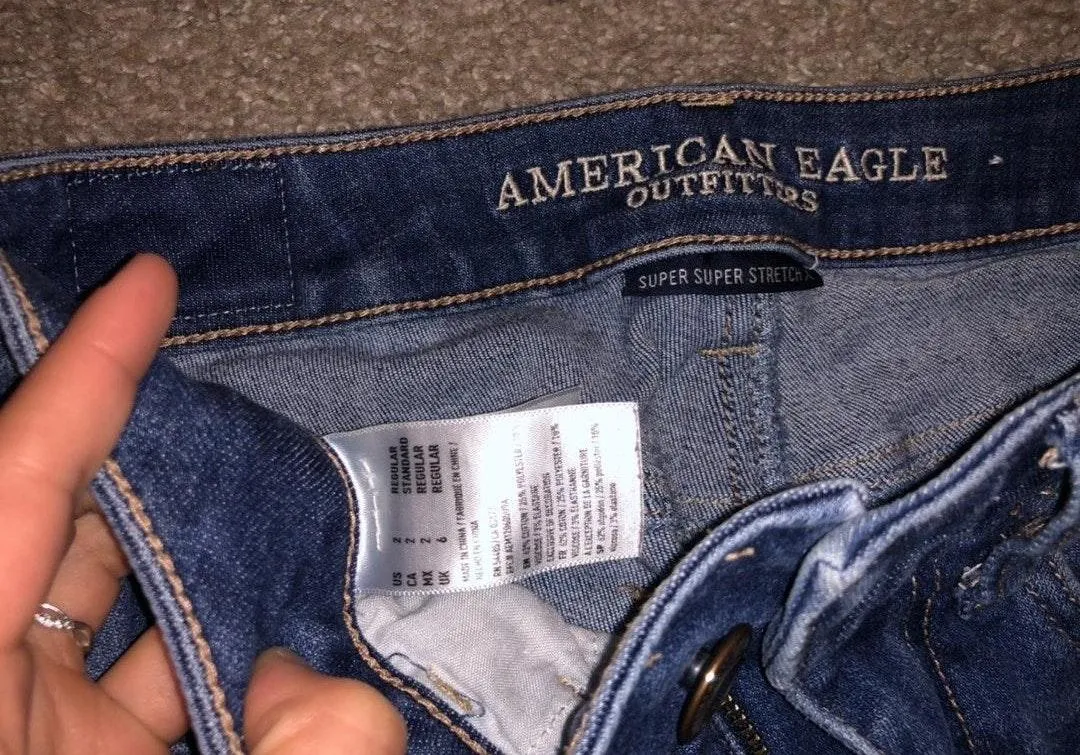 American Eagle Outfitters High Wasted Skinny Jeans  - Image 3