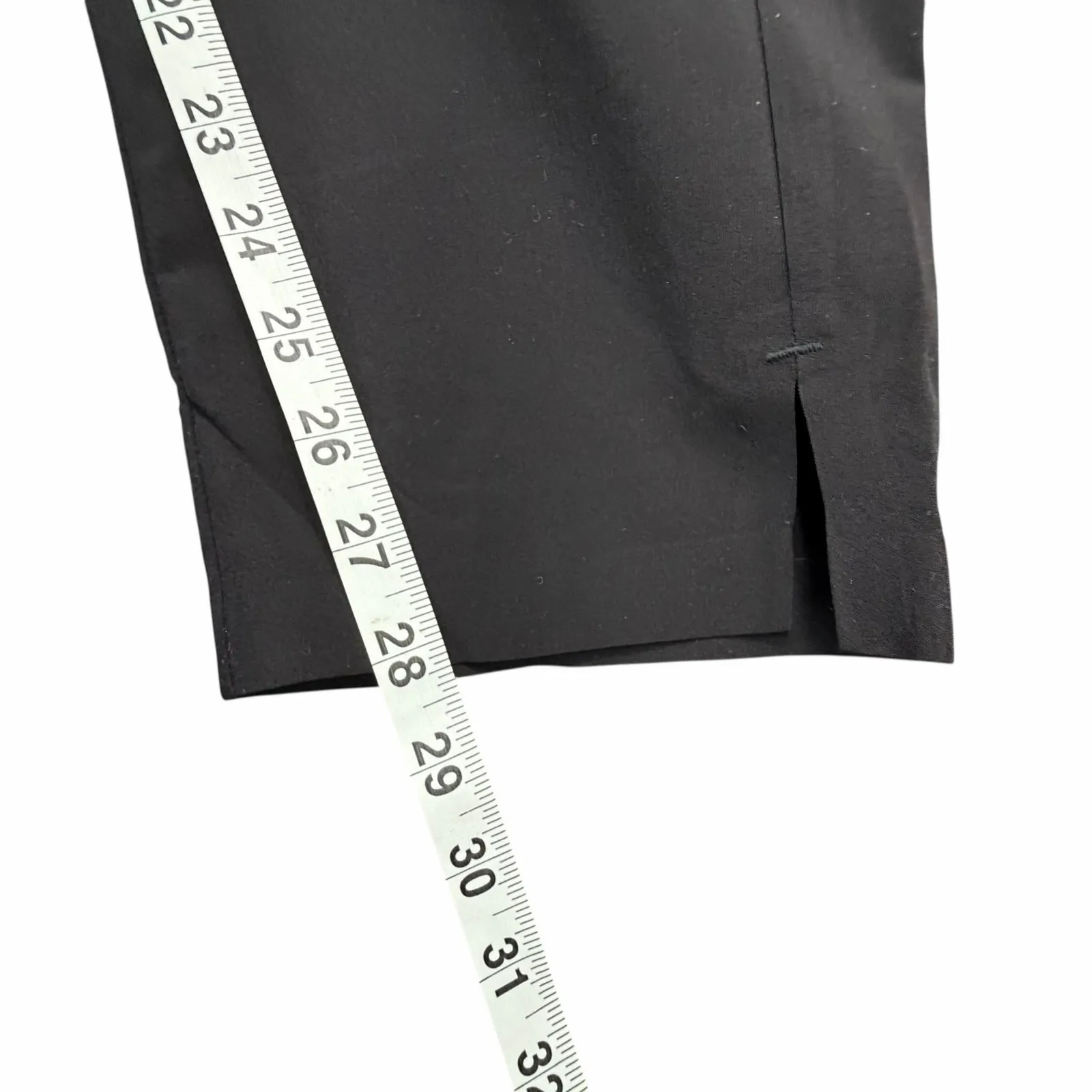 Athleta Brooklyn Ankle Utility Pants Womens 6 Black Mid Rise Urban Travel UPF40 - Image 10