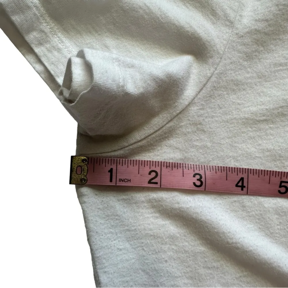 White Short Sleeve Patriotic American Flag T Shirt Extra Large - Image 7