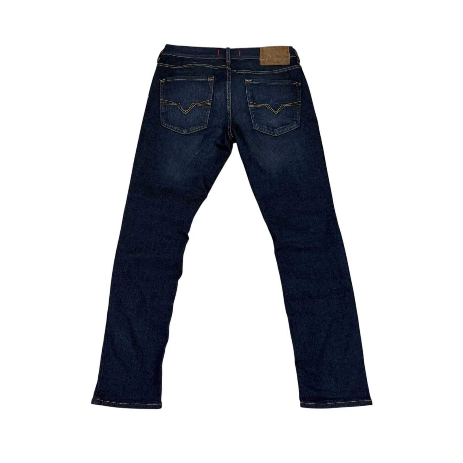 Guess Los Angeles Skinny Jeans Blue Cotton Stretch Mid Rise Size 32X30 - Image 4