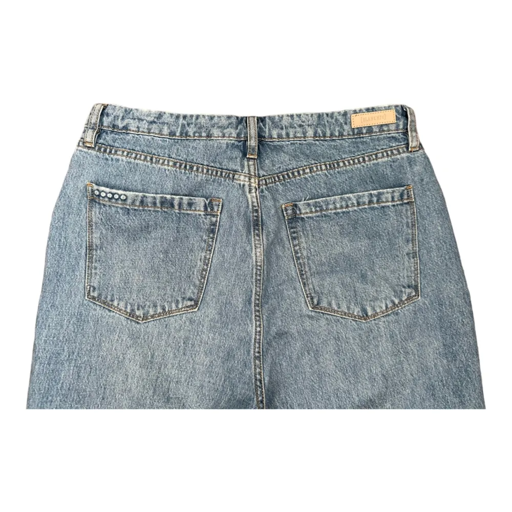 BlankNYC The Baxter Ribcage Straight Leg Distressed Light Wash Denim Jea… - Image 8