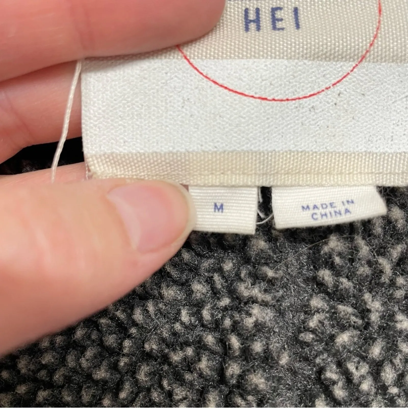 Hei Hei Anthropologie Green Fleece Lined Moto Style Jacket Womens M Bomber Warm - Image 3