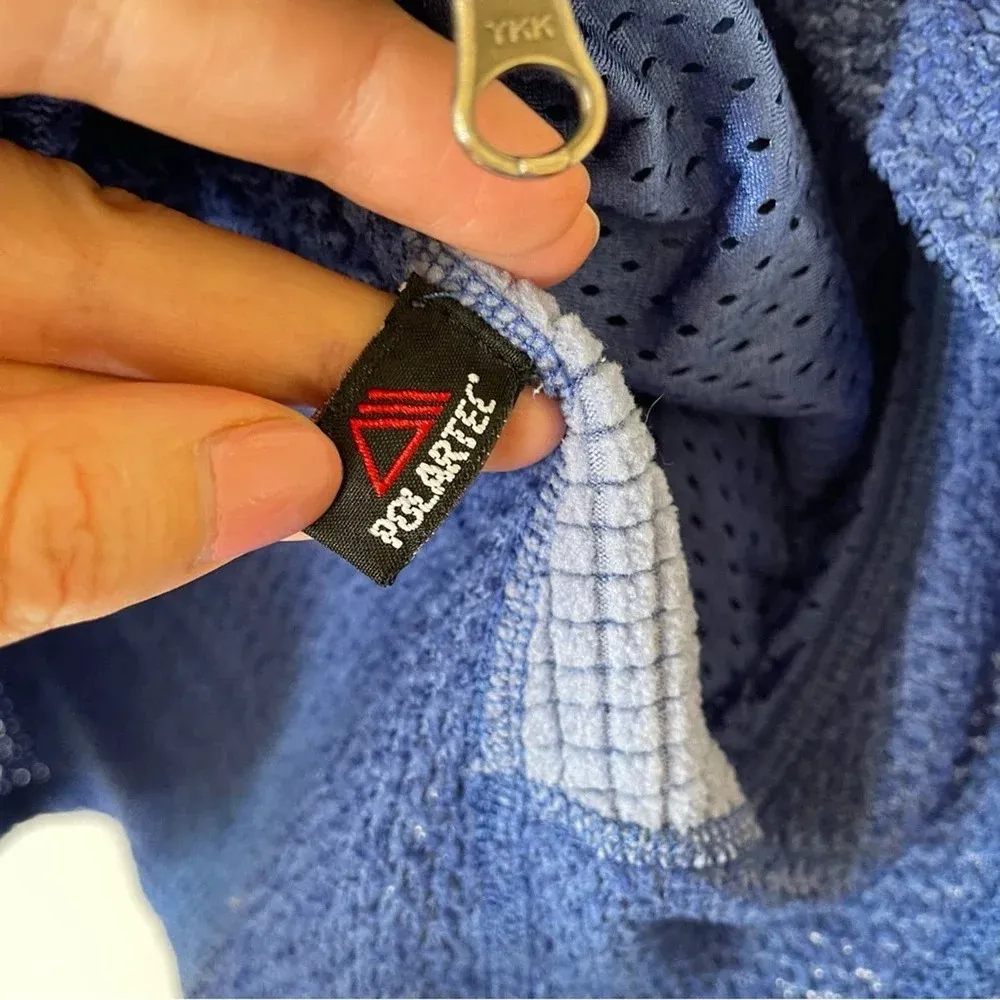 Patagonia Polartec Lightweight Zip Up Regulator Jacket Blue Size Medium - Image 6