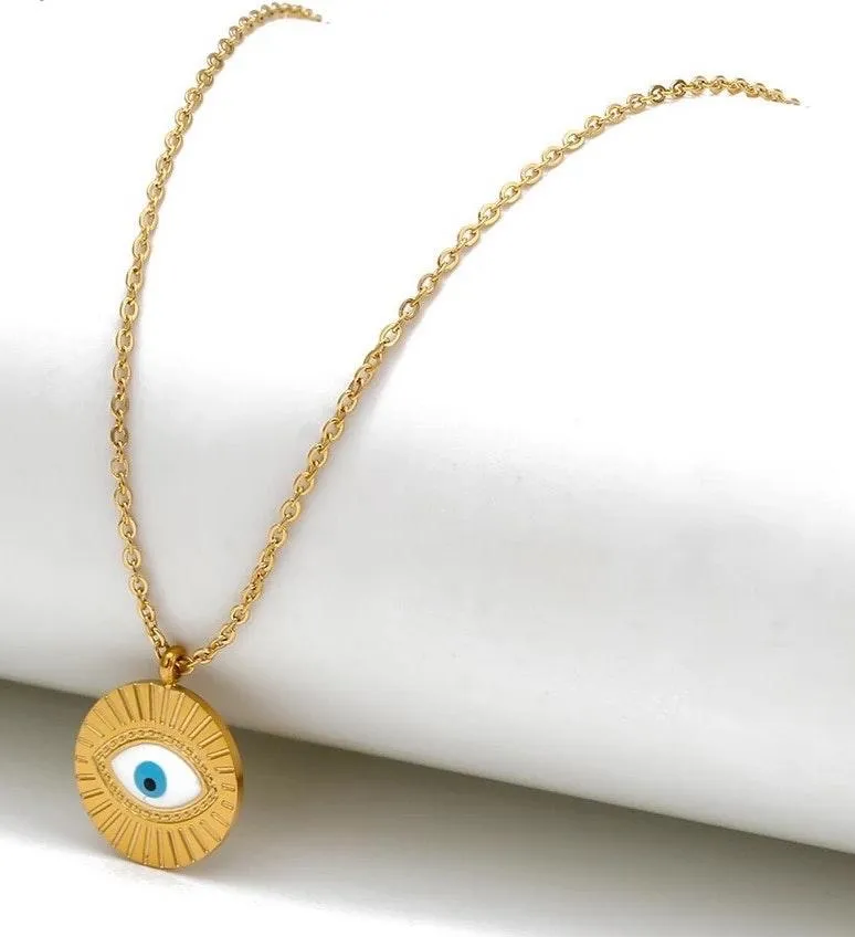 Cool Gold Coin Necklace - Image 3