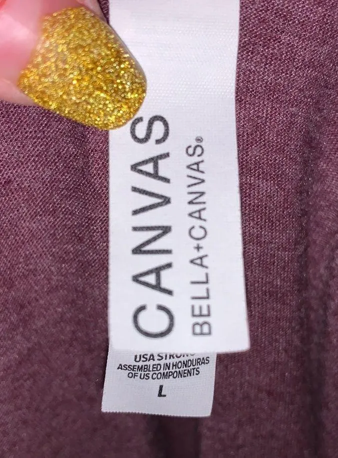 Dibs on the Cop Bella & Canvas purple short sleeve shirt - Image 5