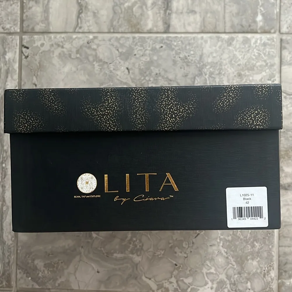 LITA by Ciara Pointed Toe Pump in Black, Size 42 New in Box - Image 7