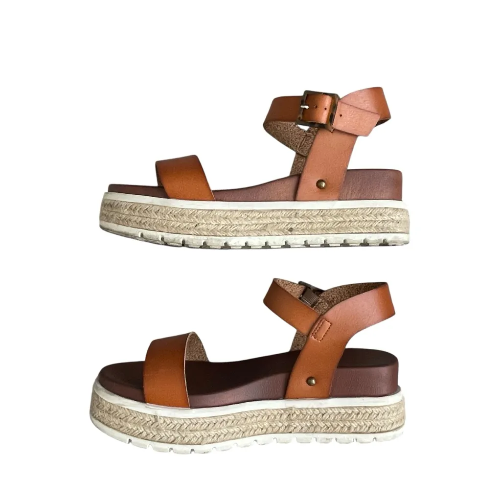 MIA Kasandra Platform Espadrille Women’s Sandals Women’s Size 7.5 Cognac - Image 7