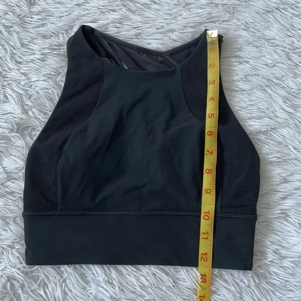 LULULEMON Women’s set Challenger sports bra graphite grey size 4 - Image 10