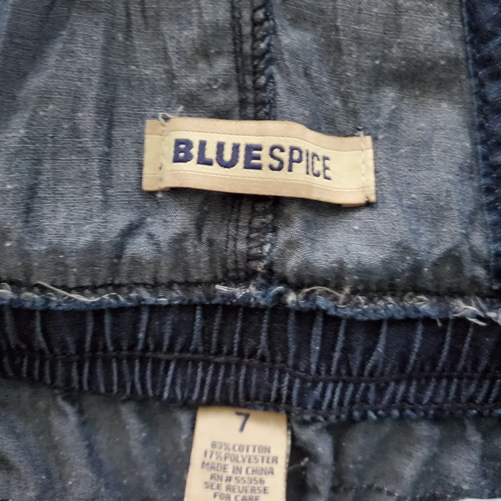 Blue Spice jogger overall size 7 in blue jean - Image 2