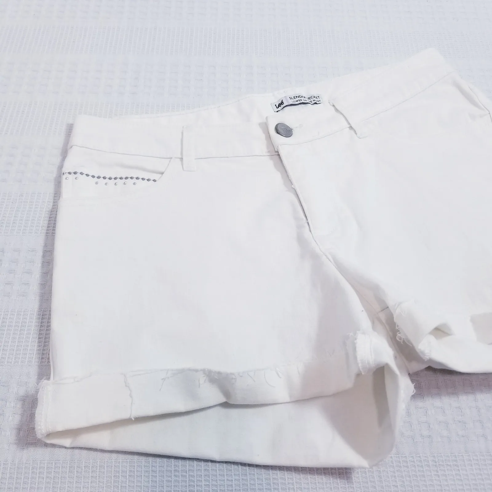 LEE Slender Secret White Jeans Short - Image 4