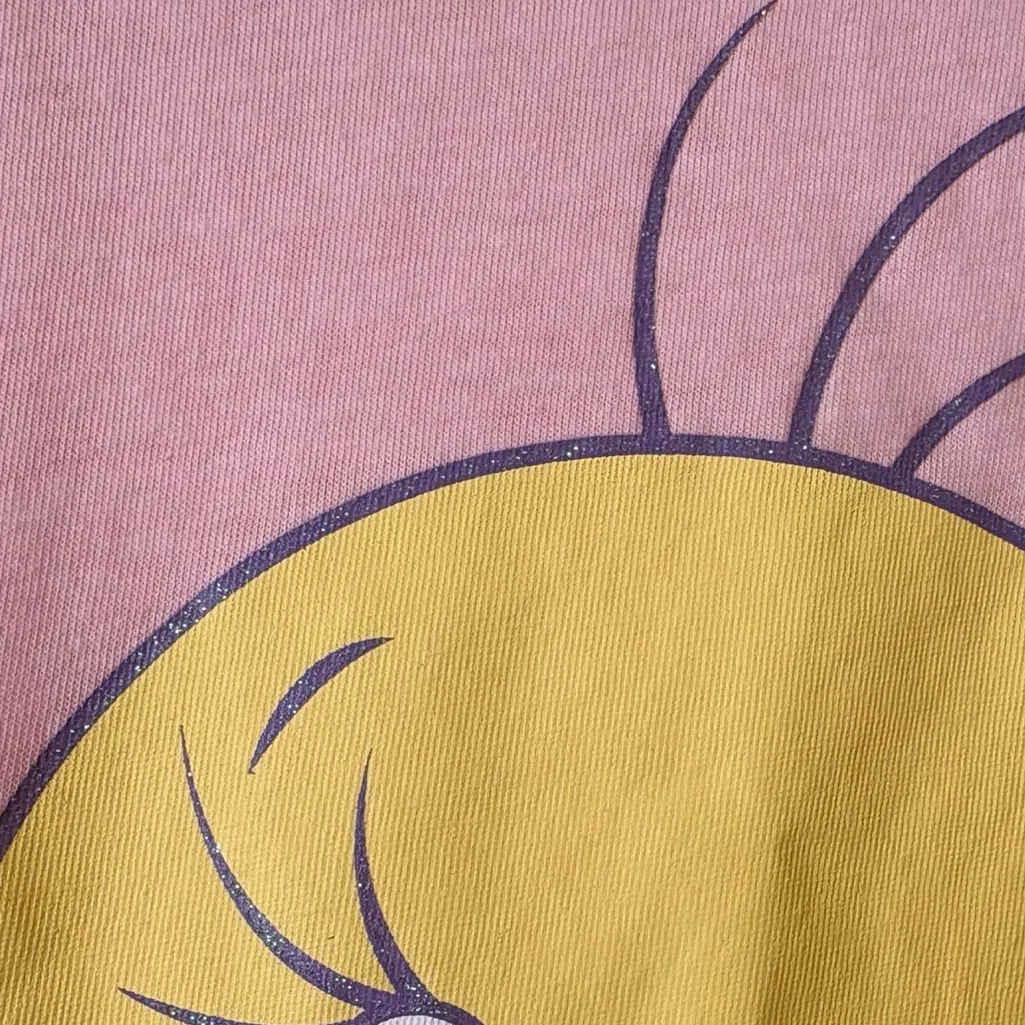 Warner Bros. Pink Tweety Short Sleeve Tee - Image 2