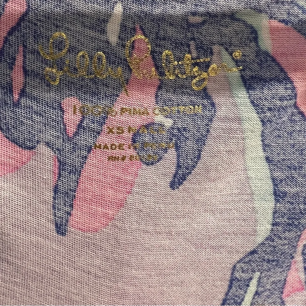 Lily Pulitzer Palmetto Tshirt Dress Tropical Pink Catwalk Dress Size Small - Image 5