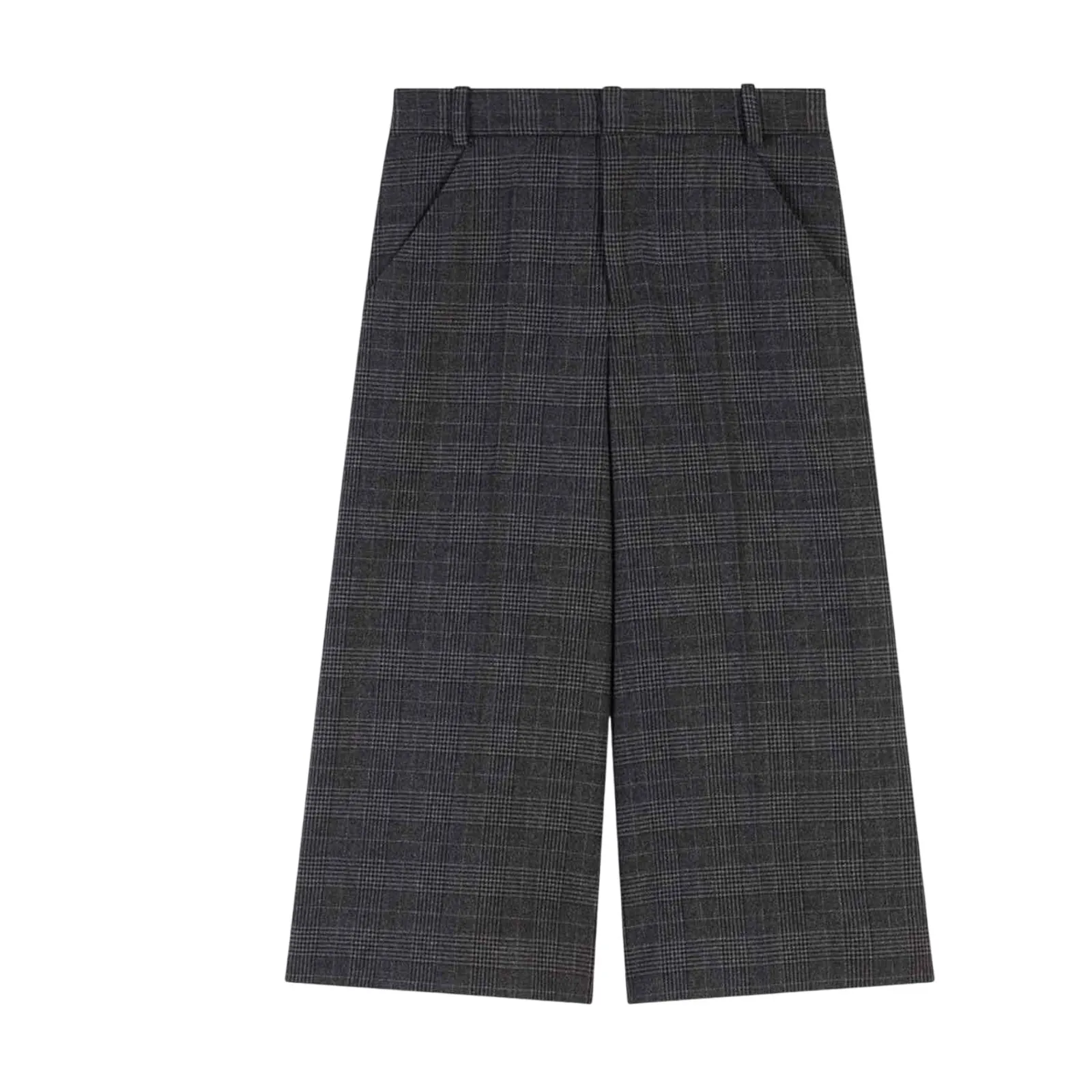 Maje Checked Bermuda Business Casual Culottes Size EU 38 Medium - Image 7