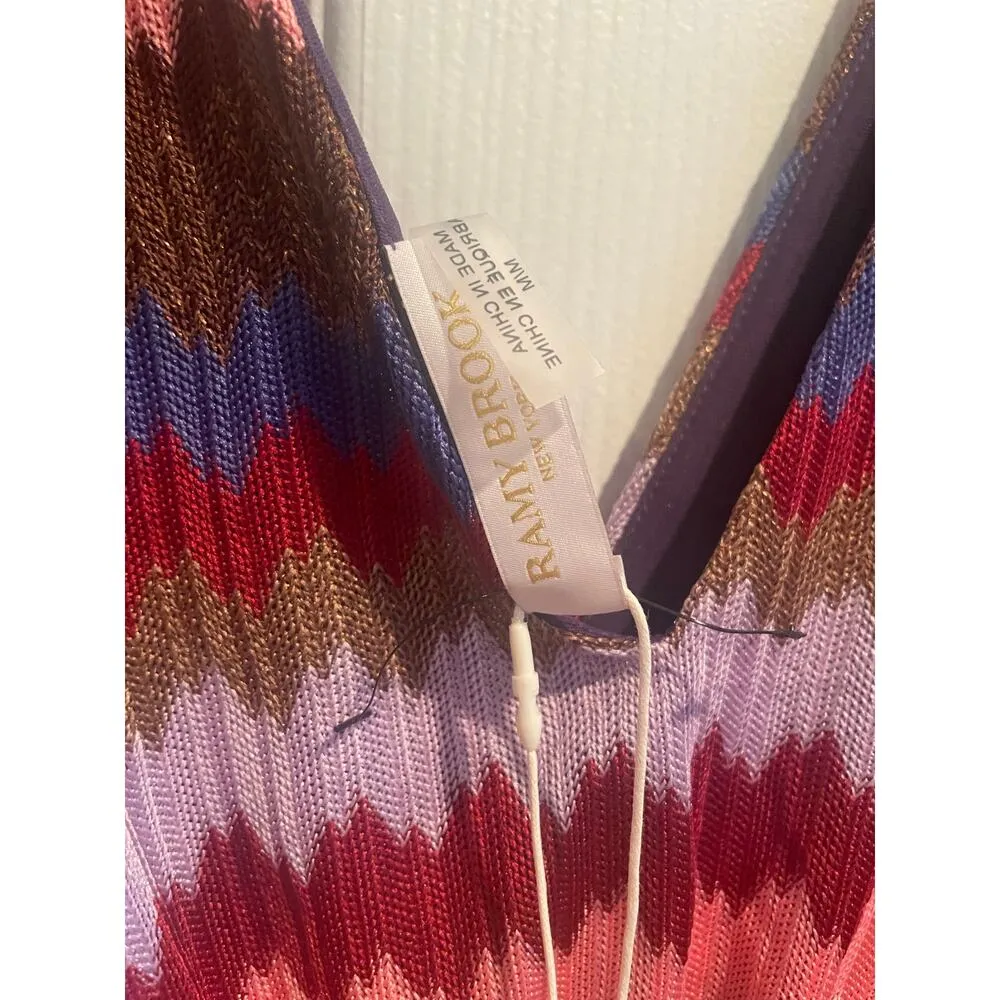 Ramie Brooke Laura ZigZag Sleeveless Mini Dress, A71 - Image 4