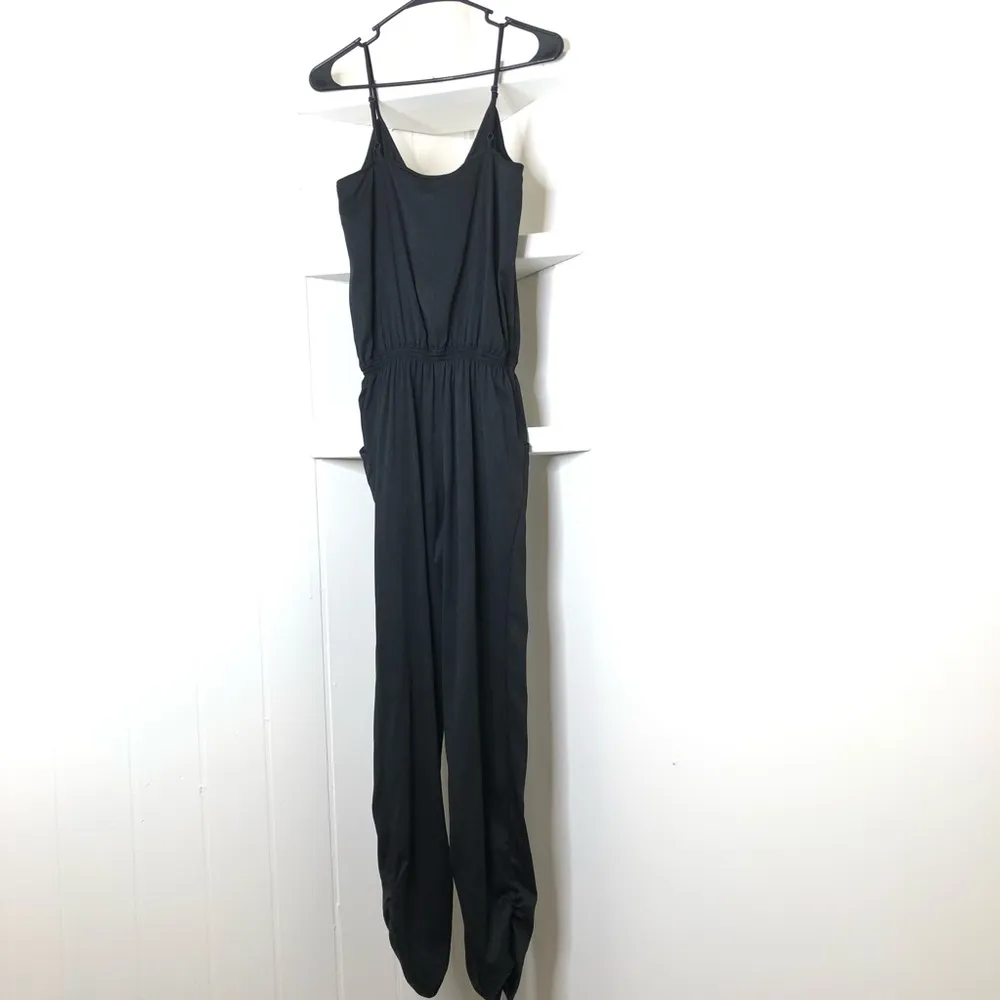 attention Black Jumpsuit with adjustable Straps (Snake Print) - Image 2