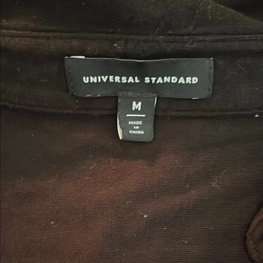 Universal Standard Collared Black Short Sleeve Button Down Top - Size 18 20 - Image 13