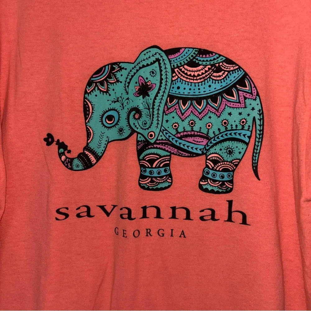 Delta Coral Savannah Georgia elephant T-Shirt - Image 5