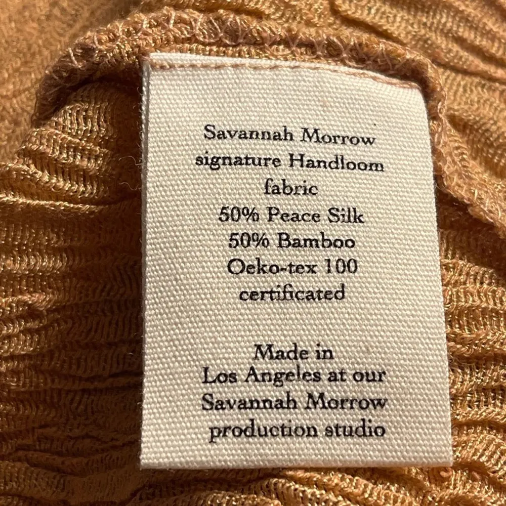 SAVANNAH MORROW THE LABEL AMARILLO TOP SANDSTONE SMALL NWT - Image 5