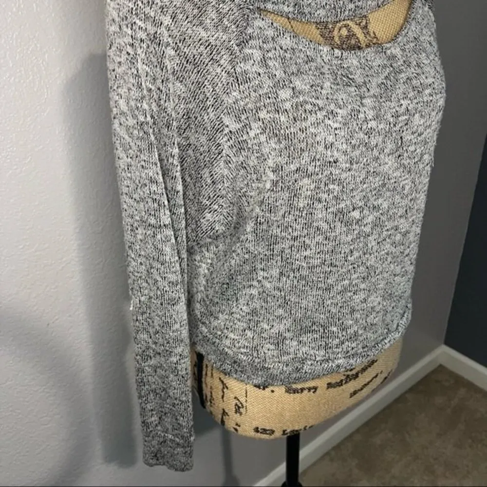 Phanuel Anthropologie Gray Long Sleeve Scoop Neck Pullover Sweater Size Small - Image 8