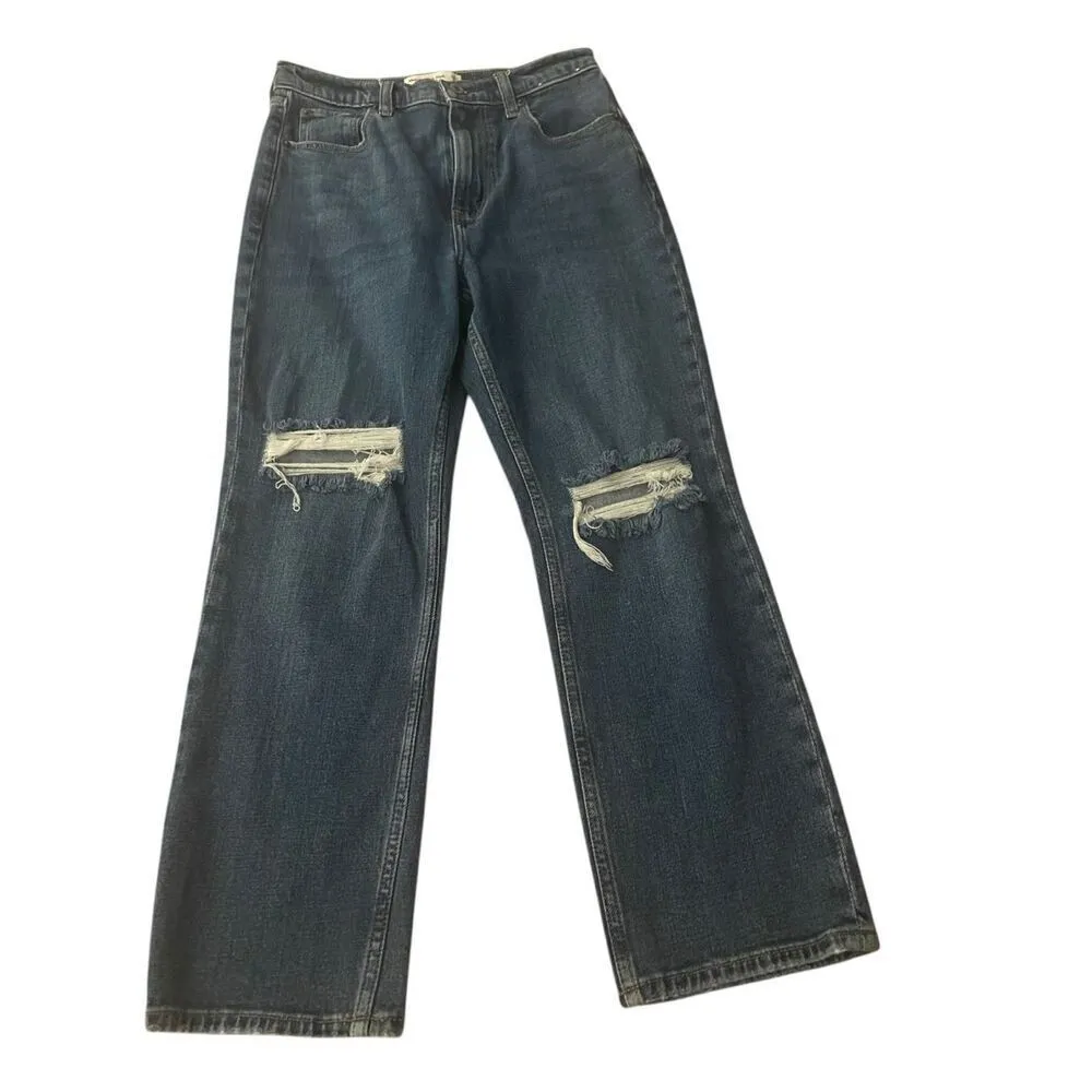 Abercrombie &Fitch Ultra High Rise Ankle Straight Jeans Size 28/ 6S - Image 2