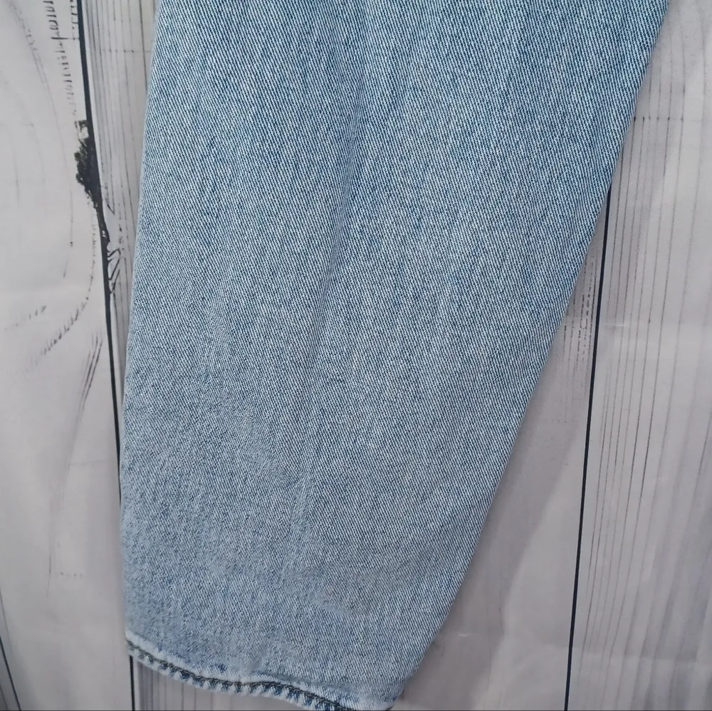 PacSun Destroyed  Light Wash Denim Dad  Jeans - Image 13